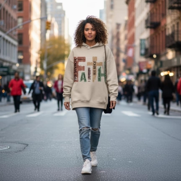 Jackets & Blazers - Beige Graphic Jean Jacket for Women